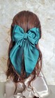 Coquette Hair Bow  Satin Hair Bow With Clip  6 Different Colors