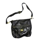 Fossil Maddox Leather Twist Lock Crossbody Satchel