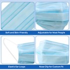 Jmu Astm Level 3 Face Masks 4-ply Bfe 98  Disposable Medical Shield Mask