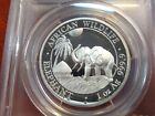 2017 Somalia African Elephant High Relief 1 Oz Silver Pcgs Graded Pr70 Dcam Fdoi