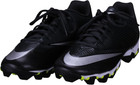 Nike Vapor Shark 2 Football Cleats 833391-002 Black Silver White Size 11 New