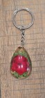 Supreme S s 2015 Tear Drop Rose Keychain Logo Red Acrylic Oval
