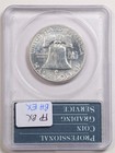 1963 50c Franklin Half Dollar Ms62 Pcgs 8087651  rattler  Holder