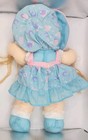 Fisher Price Puffalumps Blue Eyes Blue Dress Doll Plush 1992 Vintage Stuffed 