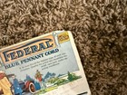 Federal Tire Blue Pennant Cord Tires Ink Blotter Vintage