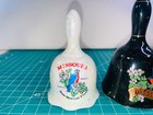 Missouri State Lipco Dinner Bells Lot Of 2 White Black Souvenir United States