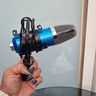 Neewer Nw-7000 Blue Large Diaphragm Cardioid Xlr Condenser Mic   Shock Mount