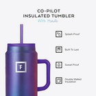 50 Oz Mug Tumbler With Handle And Straw Large Stainless Steel Travel Insulated