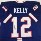 Autographed signed Jim Kelly Buffalo Blue Football Jersey Jsa Coa Auto