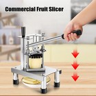 Commercial Stainless Steel French Fry Cutter Potato Cutter Slicer 