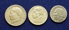 Lot Of Three 1953 Brazil 50 20 10 Centavos Coins Km  563 562 561