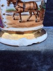 Occupational Shaving Mug  Horse Drawn Coal And Ice Wagon  Chip Damage On Base