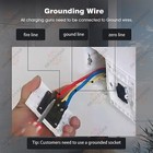 16a Portable Ev Charger Electriccar Charging Cable Nema 6-20 Evse 110v-220v New