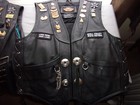 Harley Davidson Leather Vests His Hers With Pins Patches Mens Large Hersxl