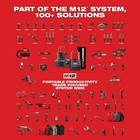 Milwaukee Tool 2406-22 M12 1 4 In    Hex 2-speed Screwdriver Kit