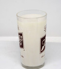 Vintage Schlitz Pabst Beer Drinking Glass 5 1 4    Tall White Graphic Ad Milwaukee