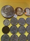 Us Coin Junk Drawer Silver Dime War   Wheat Pennies Lot Nickel Estate Sale