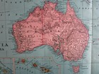 Australia New Zealand Malaysia Oceania 1905 Huge Detailed Rand Mcnally Map
