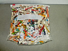 1000   Huge Bulk Lot Of Vintage Wood Wooden Golf Tees   Marker Colors Mixed