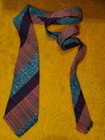 1940s 1950s Vintage   Los Wigwam Weavers   Mens Wool Tie   El Ricos   47 