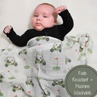 Baby Swaddle Blanket  100  Cotton Muslin Blankets For Boys  Large 47 X 47 Inc   