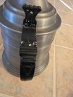 Vintage Pewter Beer Stein Lidded Tankard Mug Made In Hong Kong Solid Metal Base