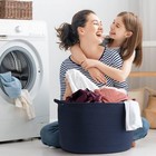 Extra Large Cotton Rope Storage Basket 22 x14  Laundry Hamper  Toy Bin  Decorati