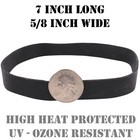 1lb Wide 5 8  Black Uv  107 Rubber Bands Usa Bulk Xl Wide Large Outdoor 7  Inch