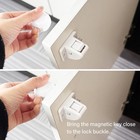 12 Pack Magnetic Cabinet Locks Baby Proofing - Child Safety Cabinet Latch Locks
