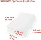Broan Nutone S65776000 663 669 F350c3 Vf305cn Exhaust Fan Light Lens Genuine