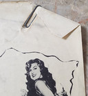 1950 s Original Prehistoric Women In Cinecolor 2 Page Pressbook - Very Rare