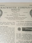 1923 Advertising Macwhyte Company Kenosha Wi  Monarch   Kilindo Wire Rope Cable