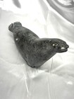Vintage Large Inuit Carving Sculpture Seal Soapstone 3lbs