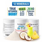 Electrolyte Complex Hydration Powder   12 Minerals   6 Vitamins   Pina Colada