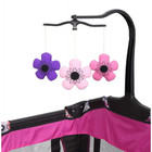 Baby Trend Floral Garden Nursery Center Playard  Foldable   Portable W  Bassinet