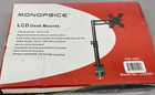Monoprice  Lcd501 Desk Mount Monitor Arm  Black - Box Open  Components Sealed