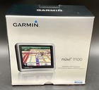 Garmin Nuvi 1100 Ultra Thin Navigator Gps W  Box   Charged Black Tested