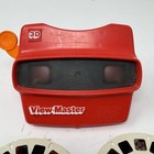 Vintage 90s 3d Red View-master Viewer W 6 Reels Lion King And 101 Dalmatians