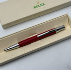 New 2026 Rolex Red Ruby Oyster - Ballpoint Pen - Full Box With Pouch Vip Gift