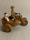Rare Bill Holt Toy Soldier Wounded In Motorcycle W  Sidecar Barclay Manoil Jags