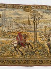 Vintage Belgium Pictorial Figuative Wall Hanging Home Decor Tapestry 133x260 Cm