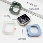 Apple Watch Soft Silicone Bumper Case Matte Cover 49 46 45 44 42 41 40mm