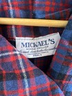 Vintage 1980s Mickaels Made In Paris France Tartan Plaid  Mod Jumpsuit Sm med