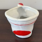 Vintage Lucie Sable Imports Santa On Boot Ceramic Vase Planter