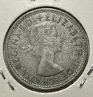 Australia  Shilling  1960  Elizabeth Ii  Silver  Vf