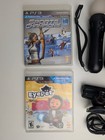 Ps3 Playstation Move Bundle  Camera  2 Controllers  Games - Tested Ready To Play