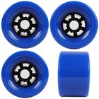 Longboard Wheels 97mm X 52mm 78a Blue 4-pack With Abec 7 Bearings  Spacers  And