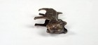 Vintage 1940 s Ideal Dog Food Good Luck Metal Charm Advertising Figure Keychain