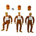 Space 1999 Mattel Eagle 1 Bergman Russell Koenig Figures Lot Vintage 1975 1976