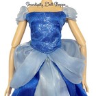 Disney 17  Singing Cinderella Doll Outfit Replacement Blue Glitter Gown Dress